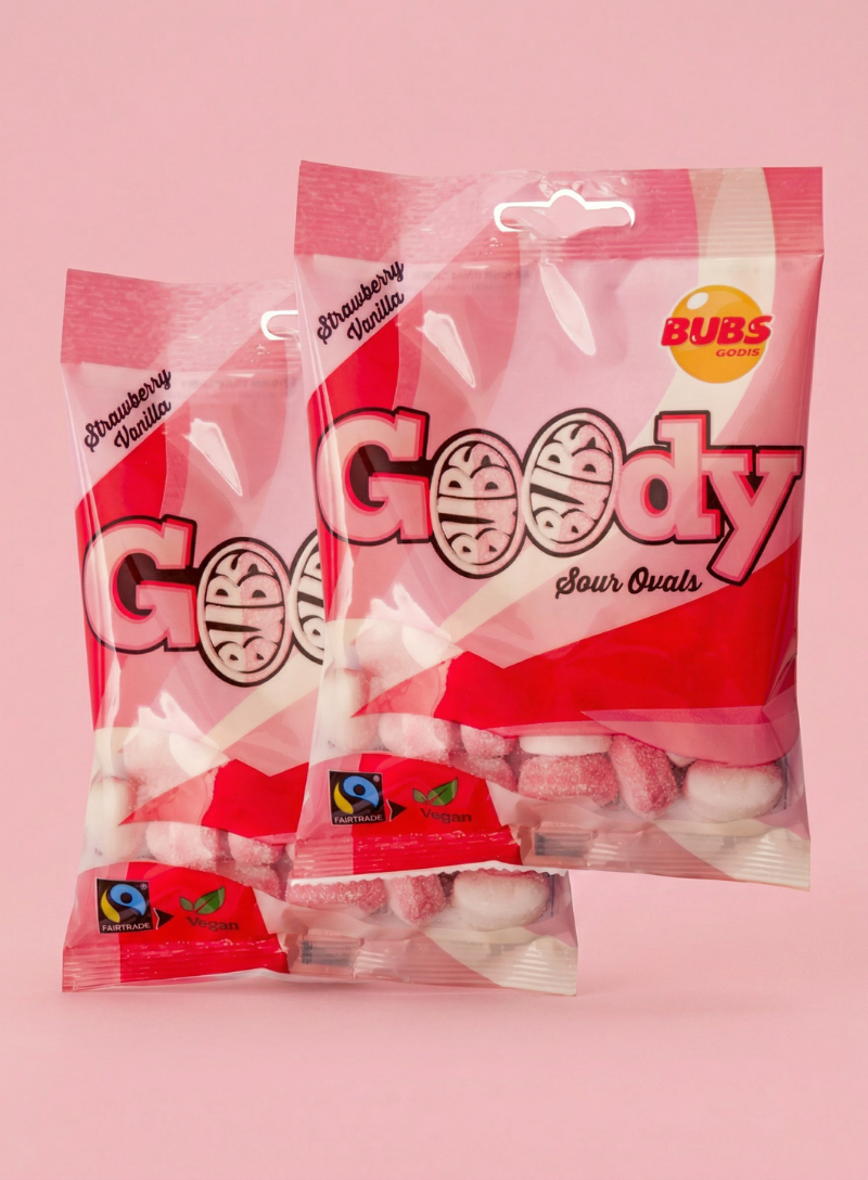 Strawberry & Vanilla Ovals